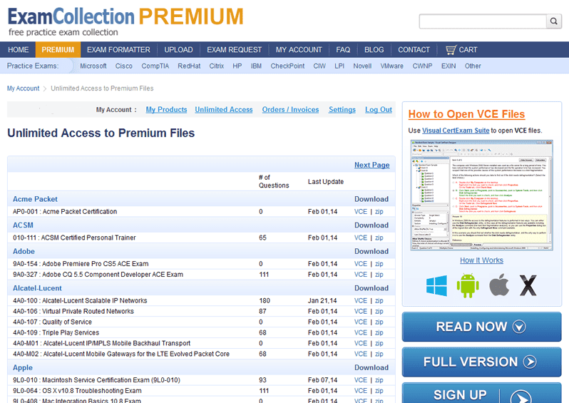 vce reader free download